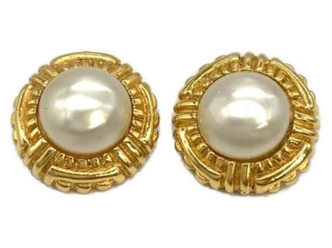 CHANEL Fake pearl earrings 2P set Golden ref.972258 - Joli Closet