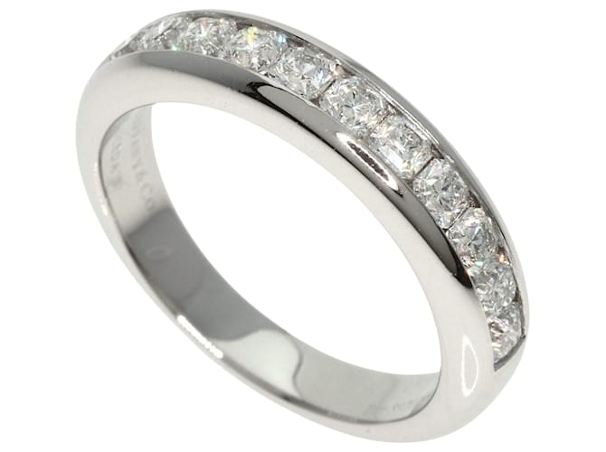 Tiffany & Co Eternity Ring Silvery Platinum  ref.1000295