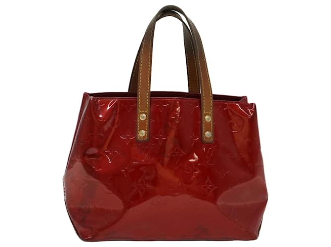 LOUIS VUITTON Monogram Vernis Reade PM Hand Bag Pomme D'amour M91990 auth  48391 Patent leather ref.1000401 - Joli Closet