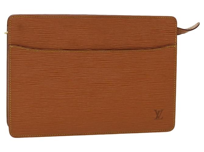 LOUIS VUITTON Epi Leather Pochette Homme Clutch