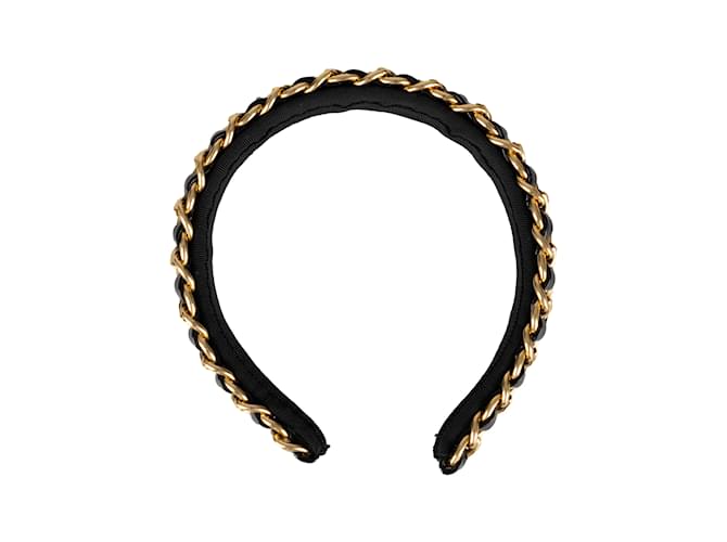 Autre Marque Collection Privée Layered Chain Hairband Black  ref.1000506