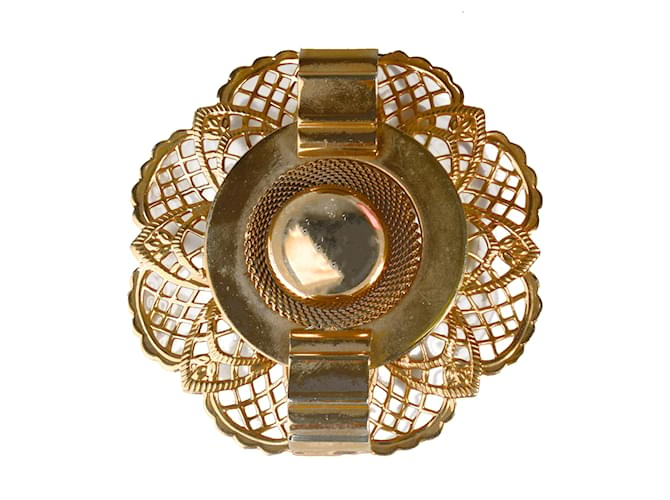 Autre Marque Coleção Privée Vintage Broche Dourado Metal  ref.1000728