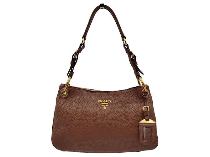 Prada calf 2024 leather shoulder bag