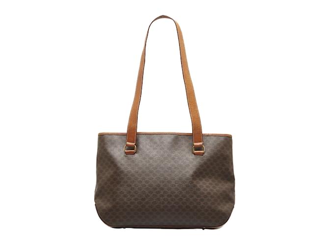 CELINE Tote Bag logo Canvas