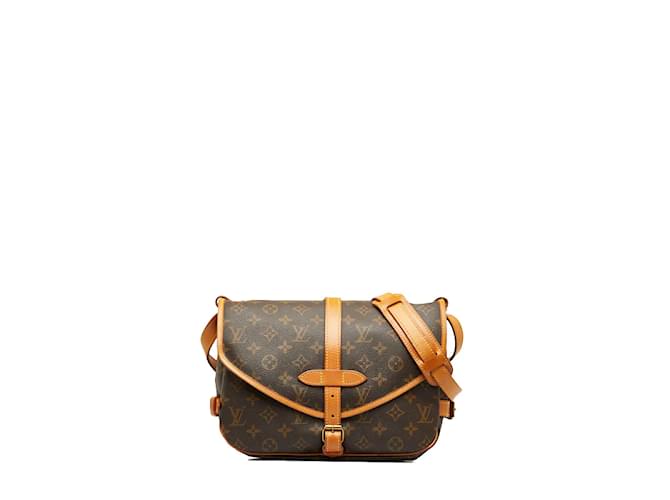 Louis Vuitton Saumur Shoulder Bag 30 Brown Monogram Canvas 
