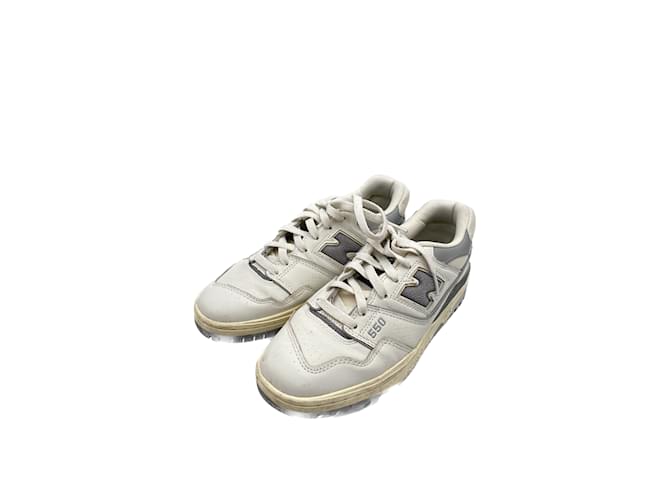 NEW BALANCE  Trainers T.EU 40 leather White  ref.1000845