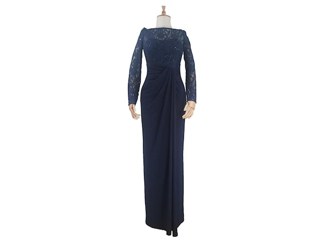 Ralph Lauren Dresses Blue Polyester Elastane  ref.1000889