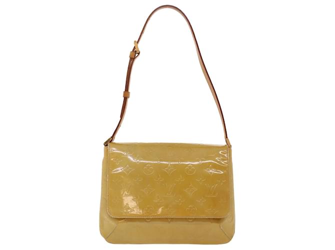 Louis Vuitton Thompson Street Beige Patent Leather Shoulder Bag (Pre-Owned)
