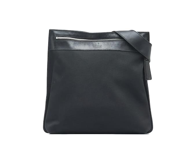 Gucci Canvas Crossbody Bag 92560 Black Cloth  ref.1001209
