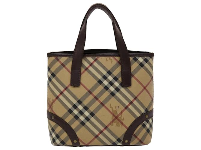 Burberry Bege Couro  ref.1001415