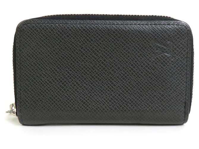 Louis Vuitton Porte monnaie Zippy Black Leather  ref.1001575