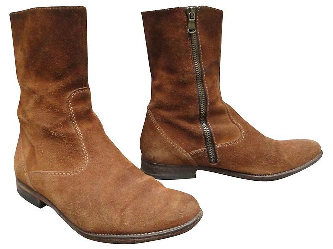 Autre Marque Bisous Confiture p ankle boots 36 Brown