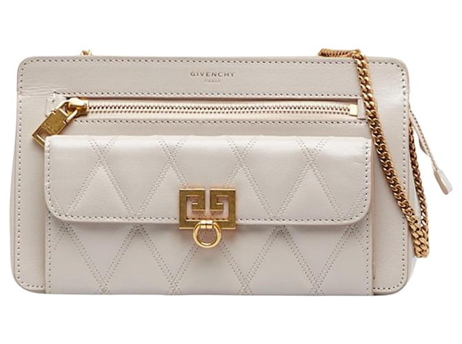 GIVENCHY White Leather  ref.1001829