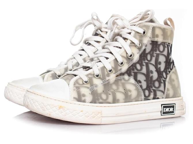 Christian Dior DIOR, b23 high Oblique sneakers Leather  ref.1001872