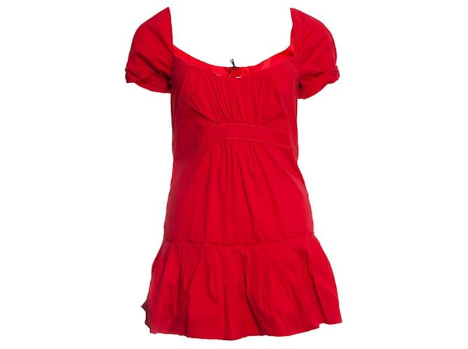 Prada shop ruffle dress