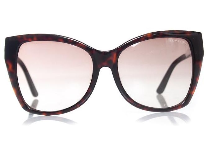 Tom Ford, Brown oversized Carli sunglasses
