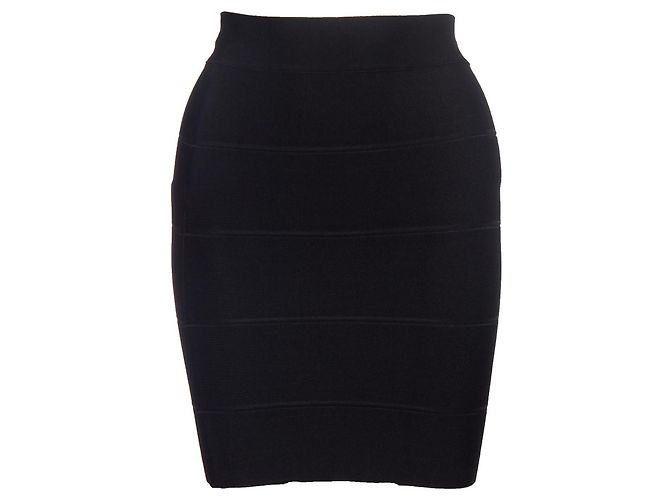 Autre Marque BCBG Max Azria, Schwarzer, figurbetonter Rock
