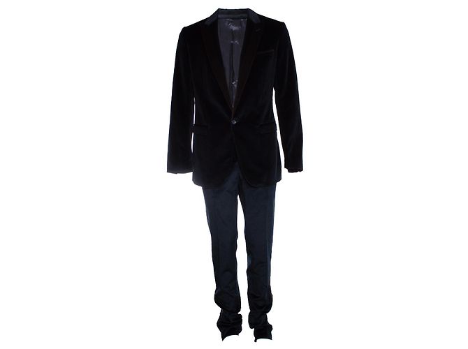 DOLCE & GABBANA, Abito in velluto blu