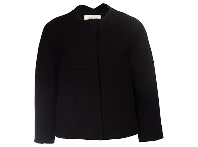 Autre Marque Intento, chaqueta negra con bolsillos laterales Negro Poliéster  ref.1001918