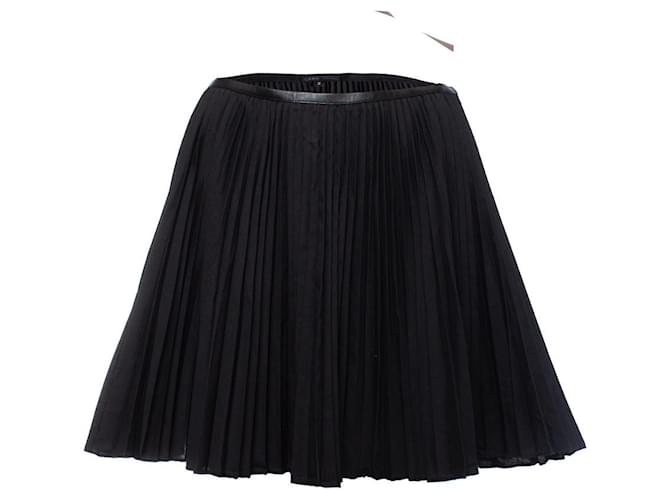 Autre Marque Ohne Titel, black pleated skirt Polyester  ref.1001919
