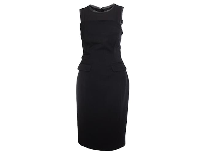 Dsquared2, Black pencil dress  ref.1001920