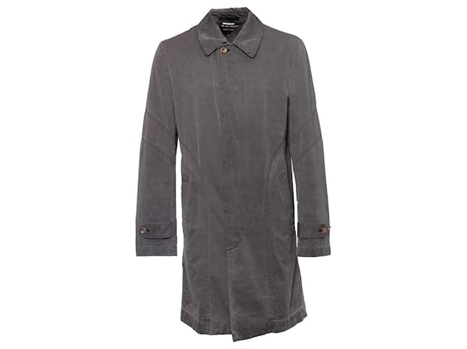Comme Des Garcons Comme des Garçons, Gray coat Grey Cotton  ref.1001927