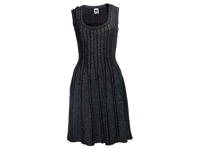 Missoni Lurex Kleid schwarz grün