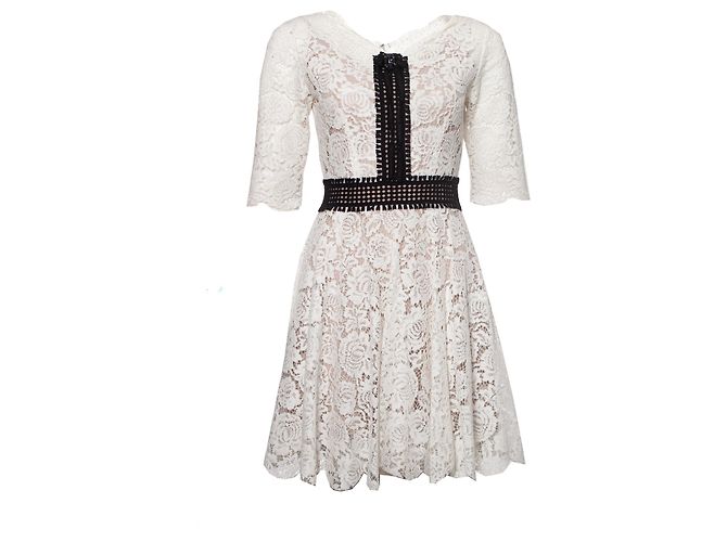 The Kooples DIE KOOPLES, Weißes Spitzenkleid