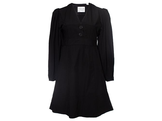 Autre Marque Os coiotes de Paris, vestido com mangas bufantes Preto