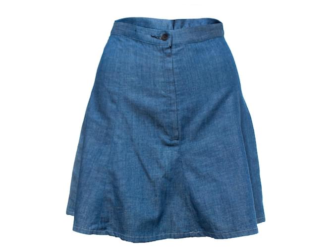 RAG & BONE, Denim skirt Blue Cotton  ref.1002032