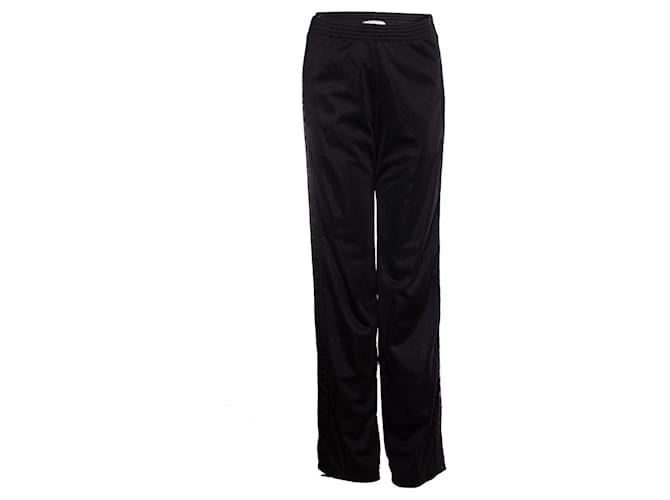 Givenchy, Pantalon de jogging noir avec bordure logo Polyester  ref.1002041