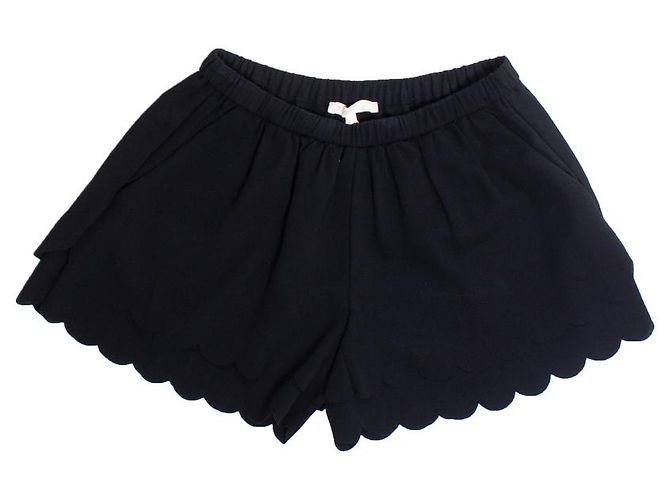 Maje, black shorts in layers