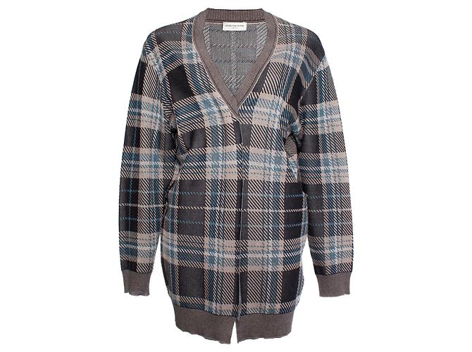 Dries van Noten, Karierte Strickjacke Mehrfarben 