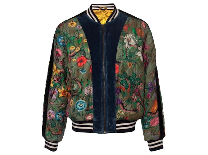 Gucci bomber jacket on sale snake