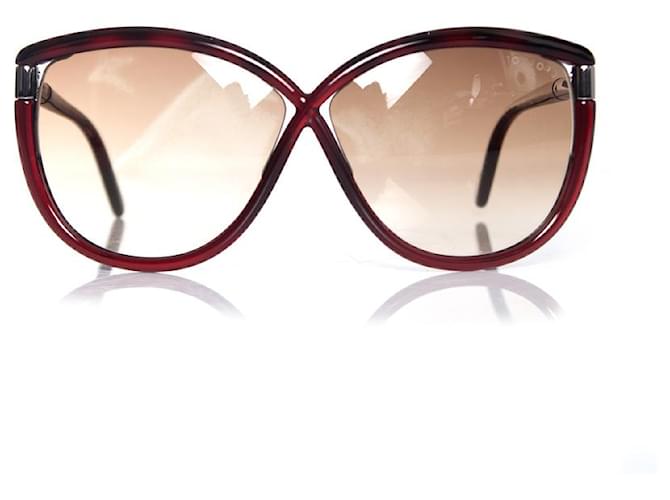 Tom Ford, Rote Abbey-Sonnenbrille  ref.1002159