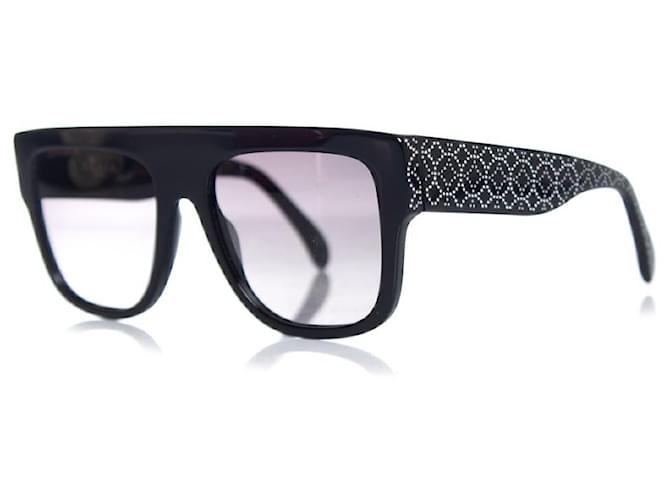 Alaïa Azzedine Alaia, Black rectangular gradient sunglasses  ref.1002177