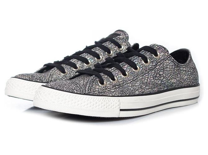 Autre Marque Chuck Taylor X Converse, Baskets basses irisées craquelées Multicolore
