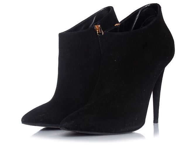 Giuseppe Zanotti, Botins de camurça preta Preto