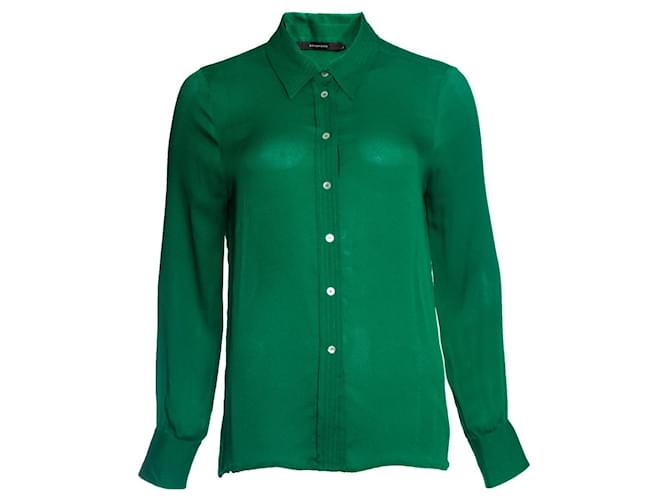Autre Marque Graumann, grünes Shirt Seide  ref.1002223