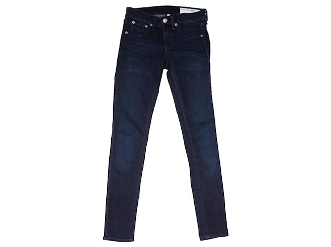 RAG & BONE, Dark blue stretch jeans. Cotton  ref.1002282