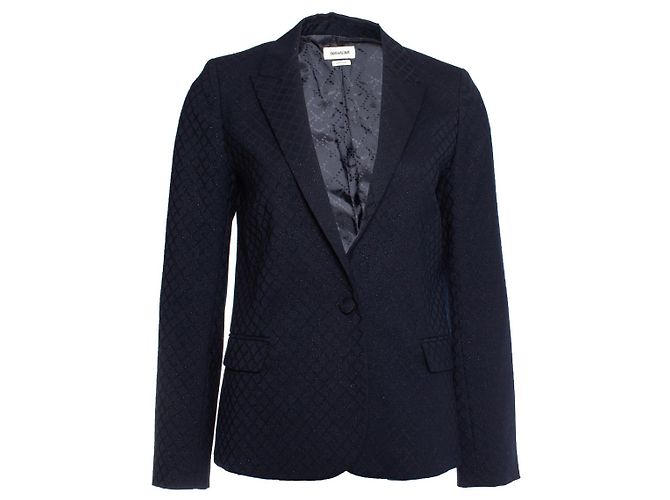 ZADIG & VOLTAIRE, dunkelblauer Blazer mit Lurex