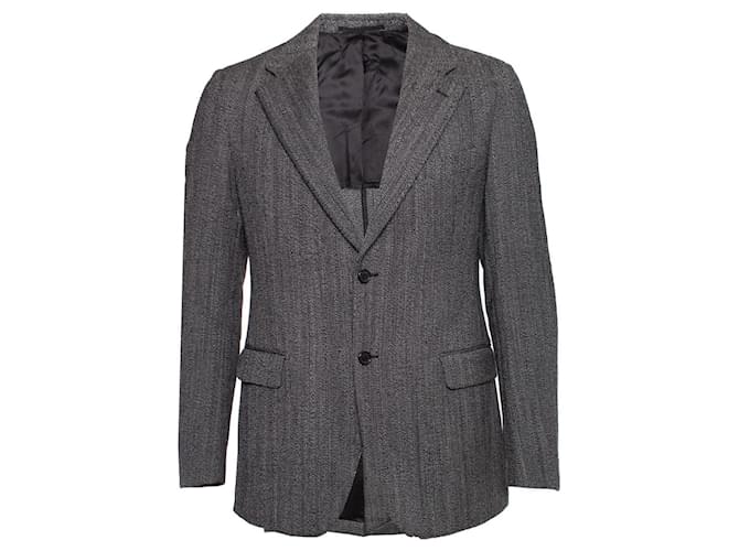Prada, grey wool blazer  ref.1002394