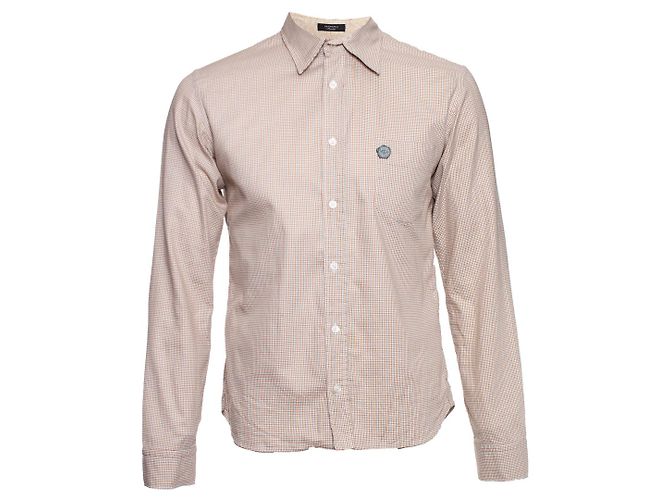 Viktor & Rolf Vittorio e Rolf, Camicia con stampa pied de poule. Multicolore