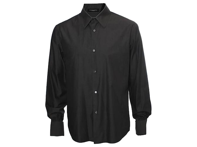 Costume National, dark gray shirt. Grey Cotton  ref.1002437