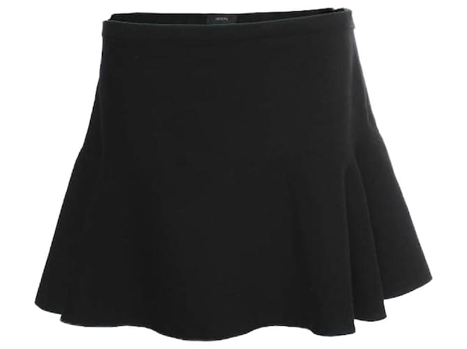 JOSEPH, black skirt in size 42/S. Cashmere Wool  ref.1002457