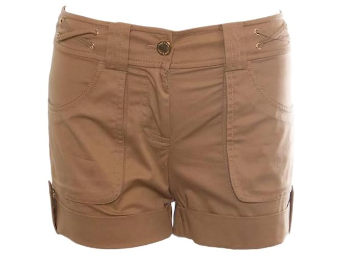 Tory Burch, Kakhi colored shorts in size M. Brown Cotton  ref.1002472