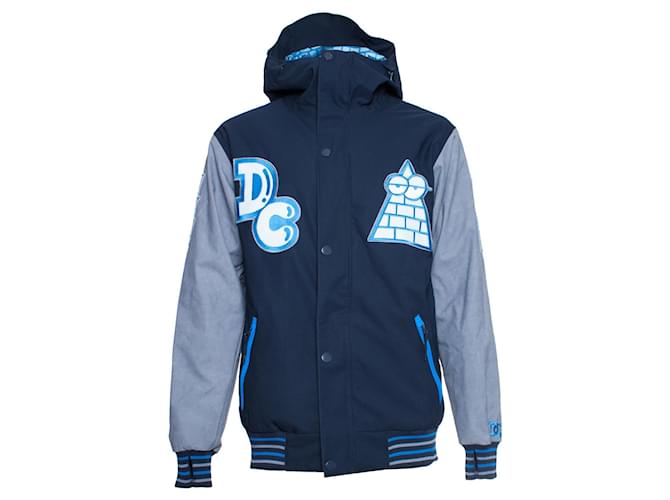 Autre Marque DC SHOES X KEVIN LYONS X COLLETE, Giacca Teddy Blu Poliestere  ref.1002510