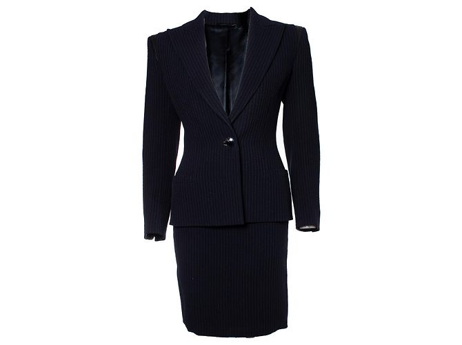 Gianni Versace Couture, abito gessato Nero