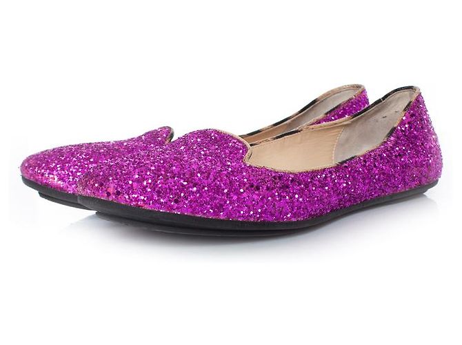 Roberto Cavalli, Mocassini glitterati Rosa