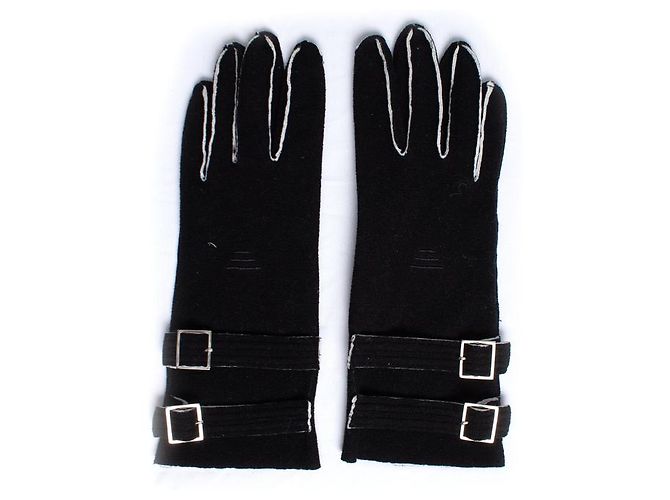 Autre Marque EMPORIO ARMANI, Stoffhandschuhe Schwarz